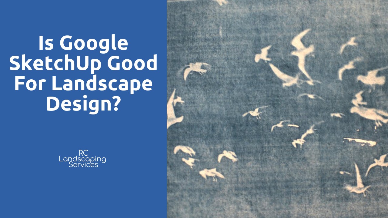 Is Google SketchUp good for landscape design?